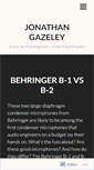 Mobile Screenshot of blog.jonathangazeley.com
